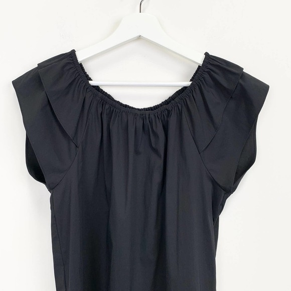 NWT DKNY ruffle-detail T-shirt Size XS - Picture 7 of 16